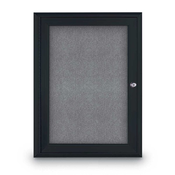 Sliding Door Indoor Enclosed Corkboard, 9